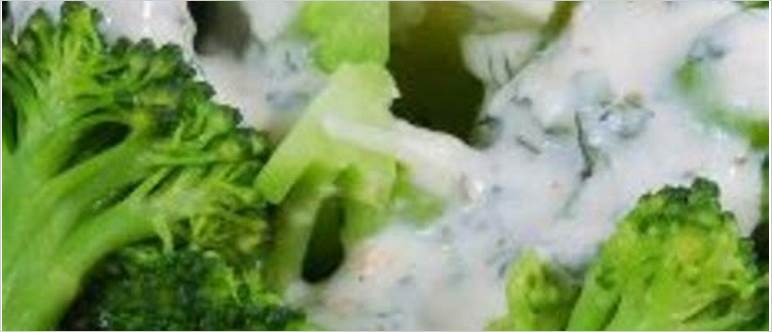 Cream of broccoli sauce